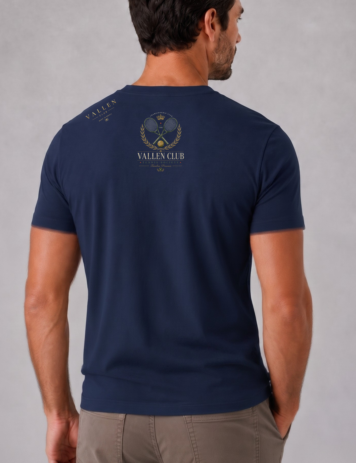 Kit 2 Peças Slim Masculino Vallen Club | Polo Grand Court + Camiseta Algodão Egípcio