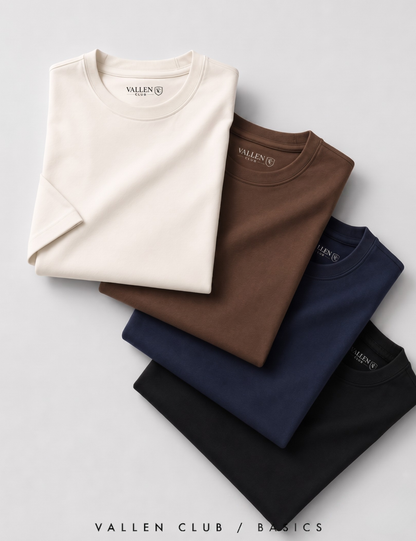 Camiseta Masculina Algodão Egípcio Slim | Vallen Club
