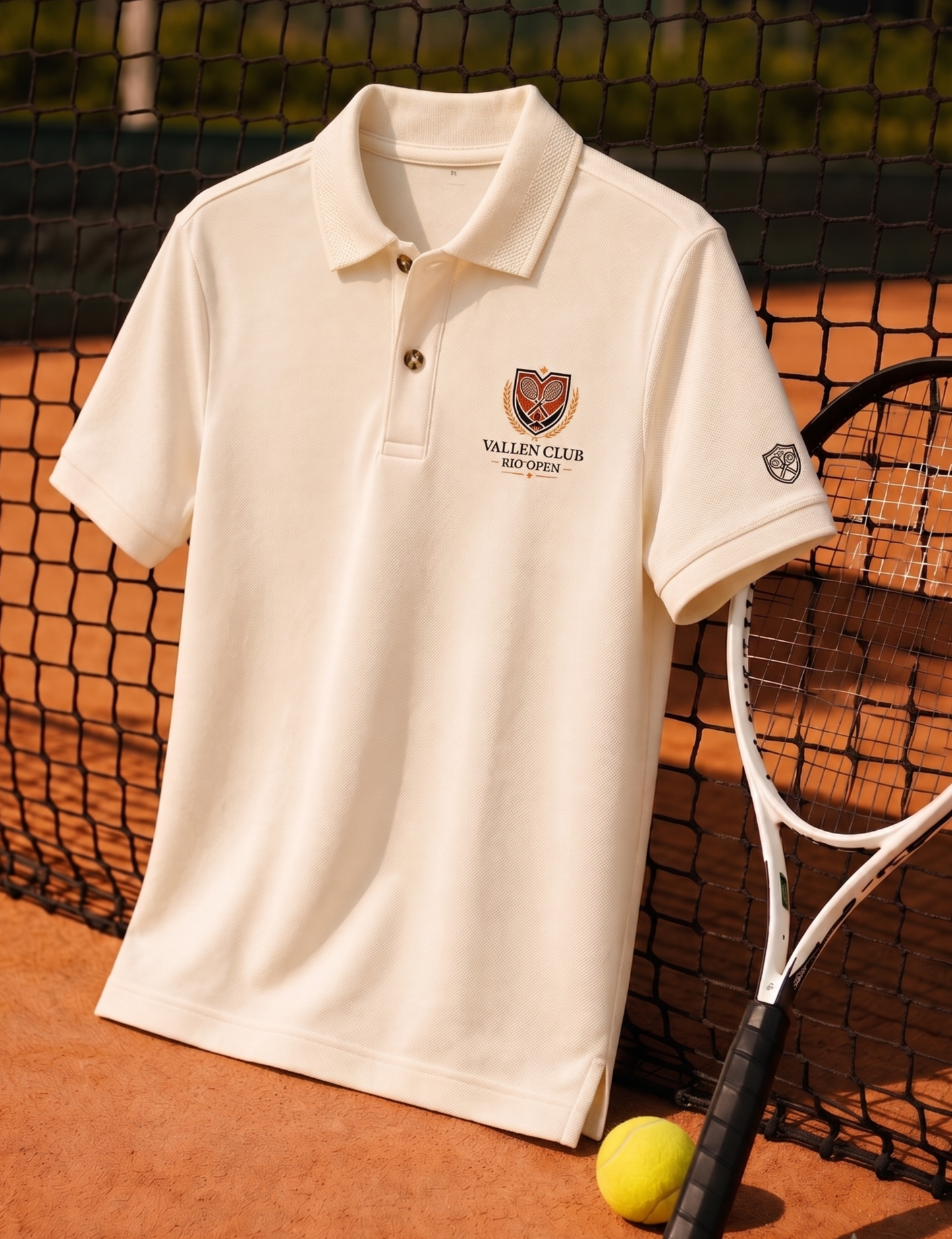 Polo Masculina Piquet Algodão Pima Slim | Vallen Club