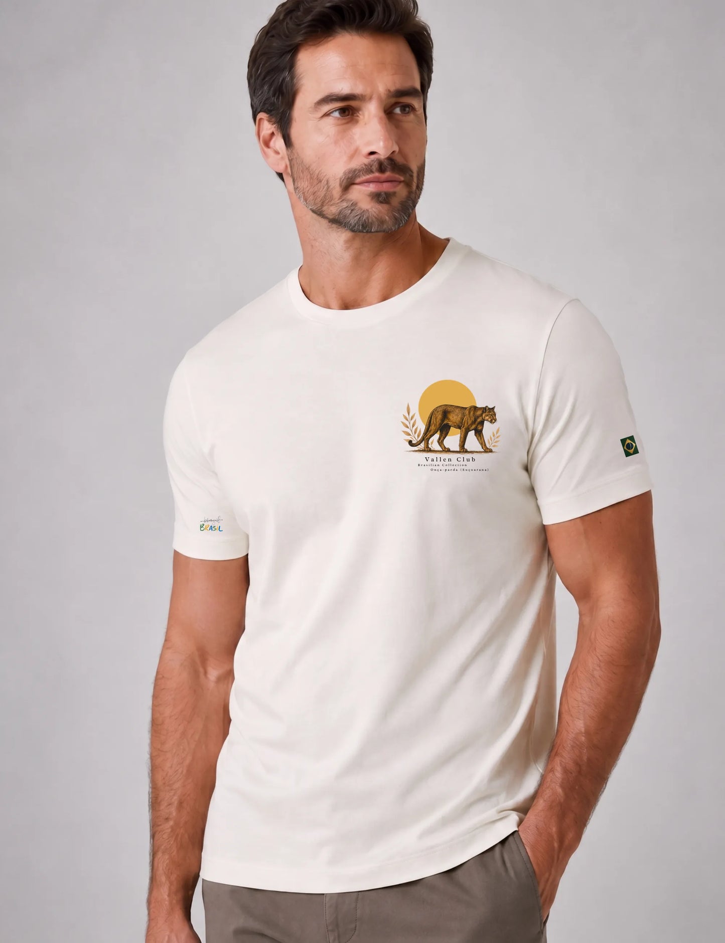 Camiseta Masculina Algodão Egípcio Terra Nobre | Vallen Club