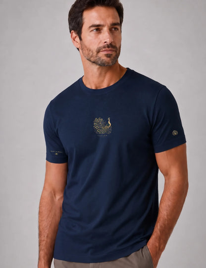 Camiseta Masculina Algodão Egípcio Royal Plume | Vallen Club