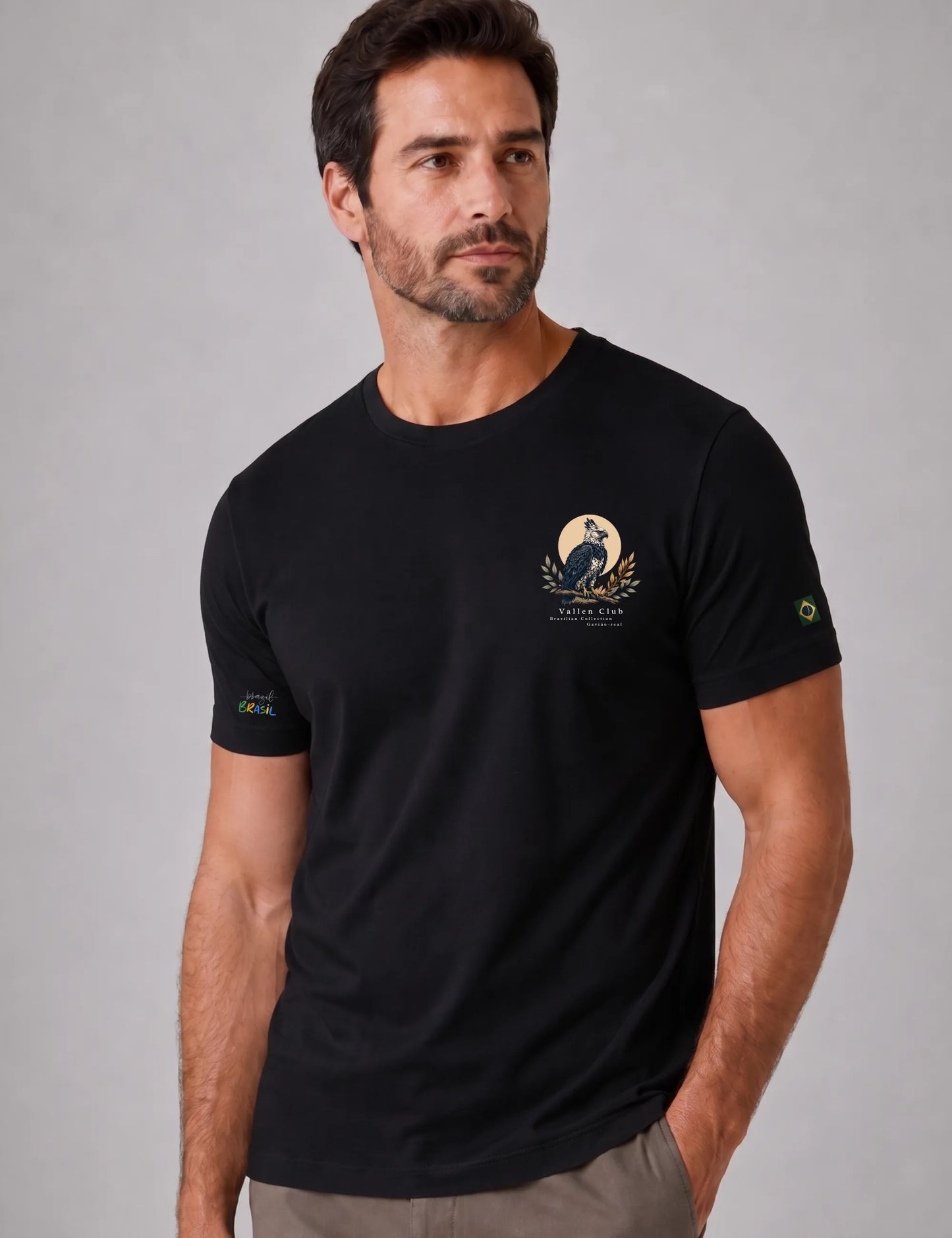Camiseta Masculina Algodão Egípcio Terra Nobre | Vallen Club