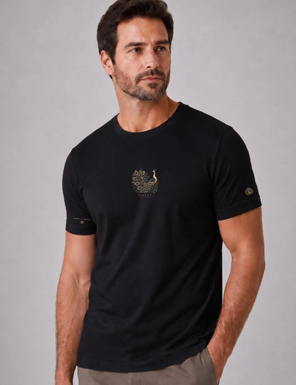Camiseta Masculina Algodão Egípcio Royal Plume | Vallen Club