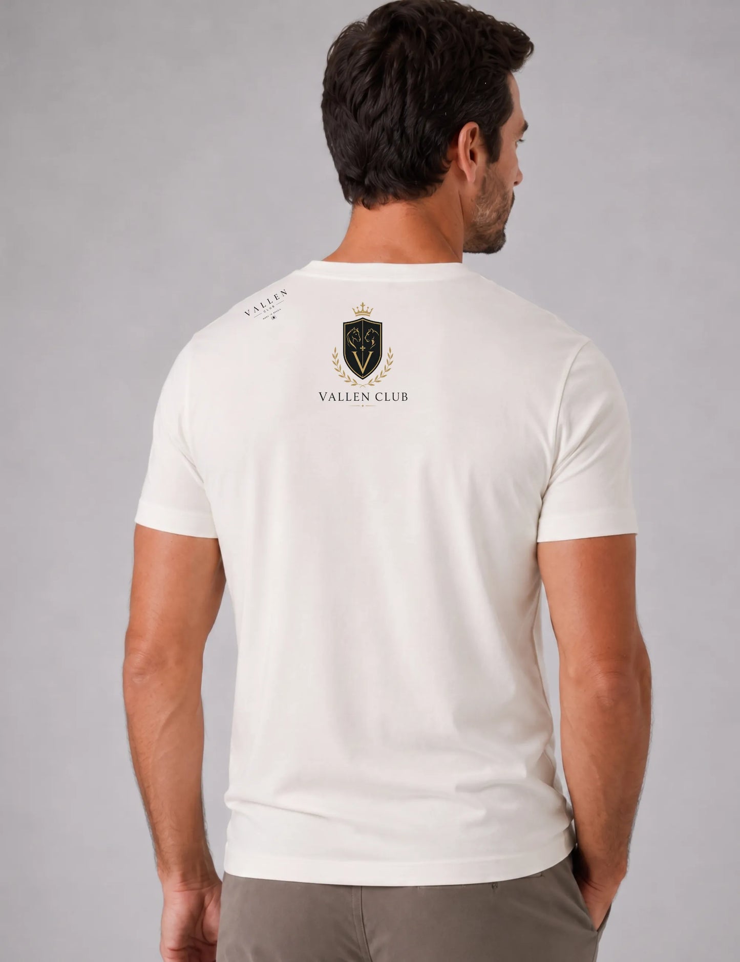 Camiseta Masculina Algodão Egípcio Royal Crest | Vallen Club