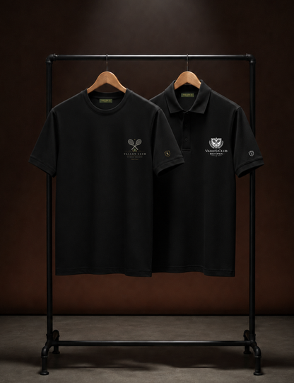 Kit 2 Peças Slim Masculino Vallen Club | Polo Grand Court + Camiseta Algodão Egípcio