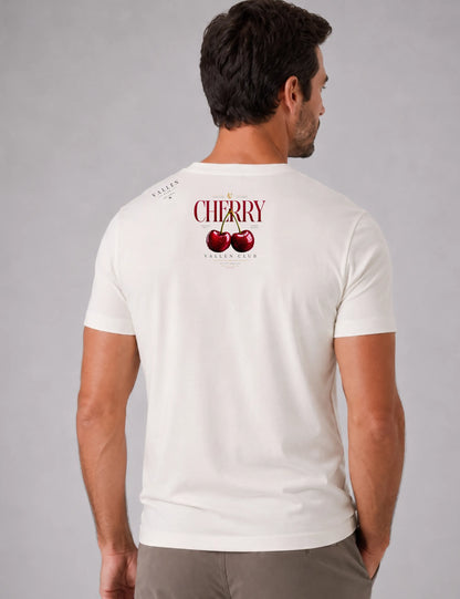 Camiseta Masculina Algodão Egípcio Cerise Club | Vallen Club