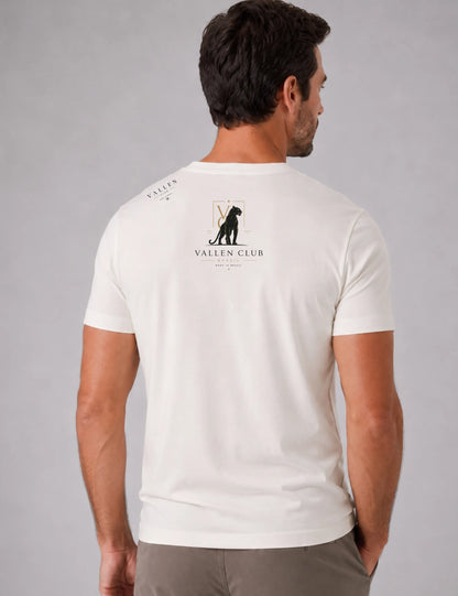 Camiseta Masculina Algodão Egípcio Noir Panther | Vallen Club