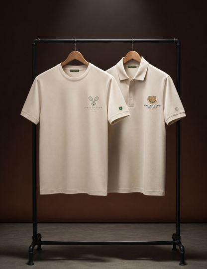 Kit 2 Peças Slim Masculino Vallen Club | Polo Grand Court + Camiseta Algodão Egípcio