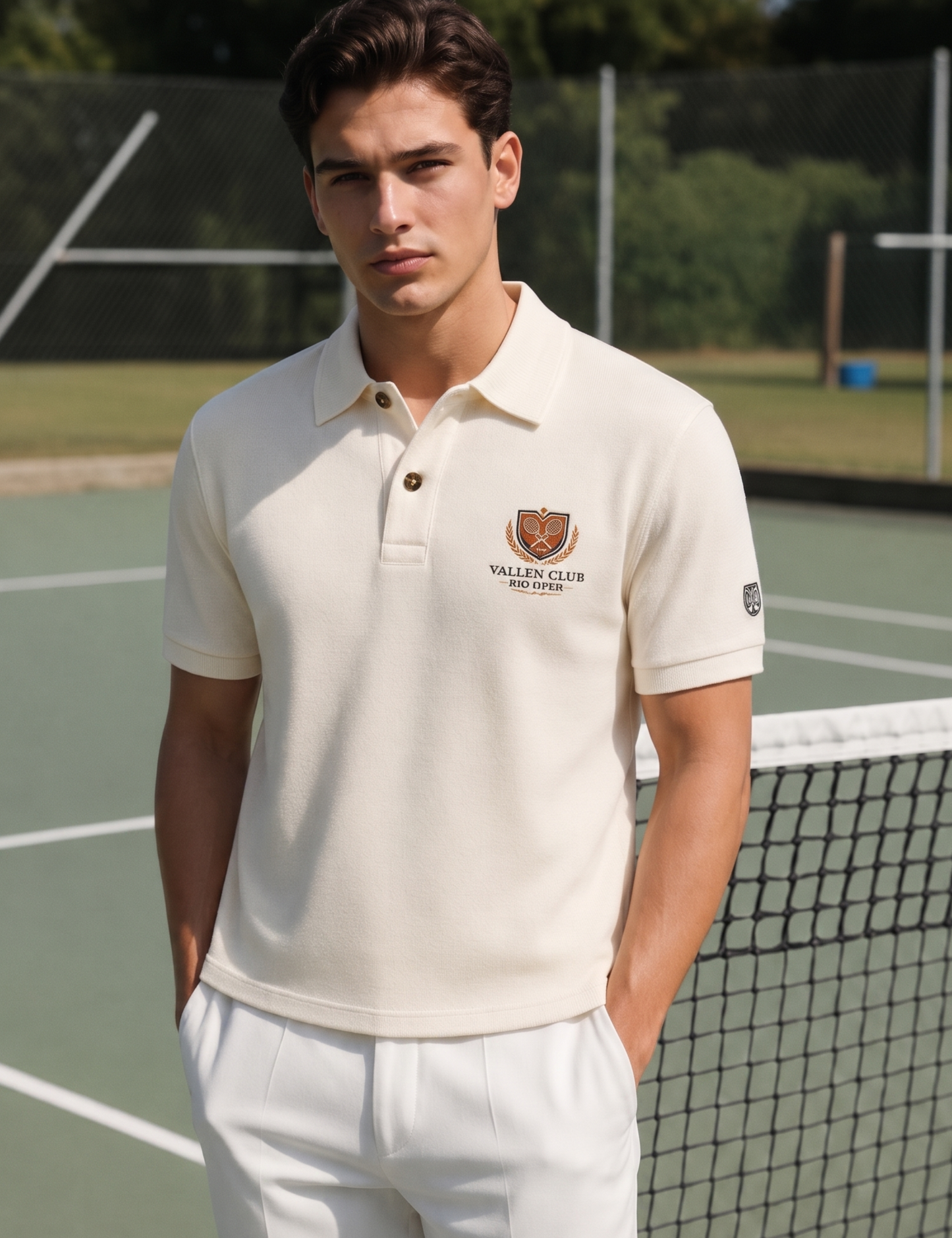 Polo Masculina Piquet Algodão Pima Slim | Vallen Club