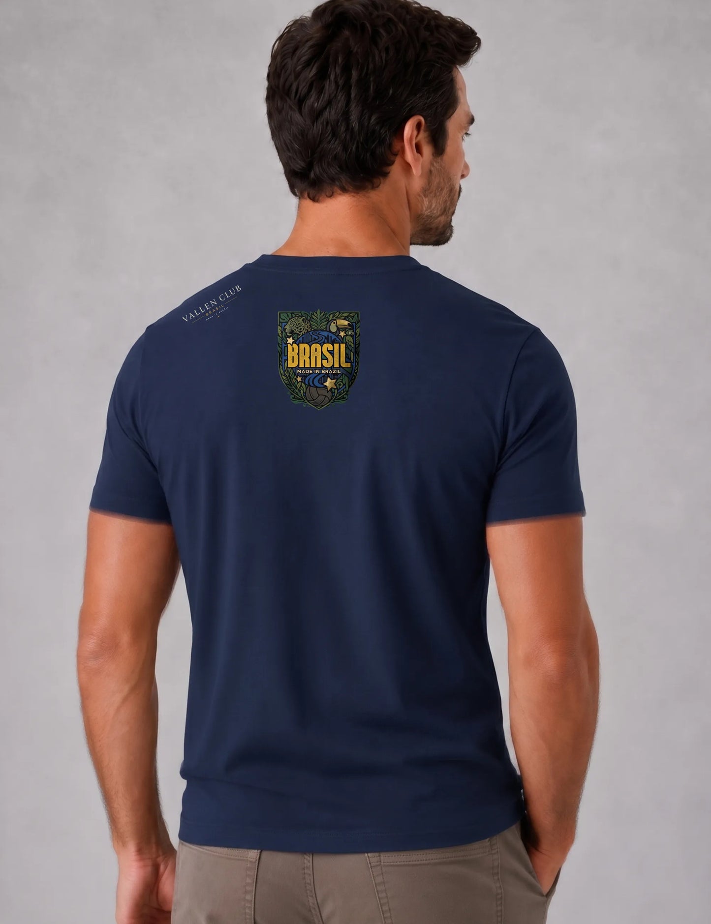 Camiseta Masculina Algodão Egípcio Terra Nobre | Vallen Club