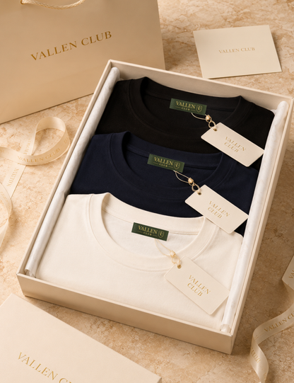 Kit 3 Camisetas Estampadas Brasil Model em Algodão Egípcio | Vallen Club
