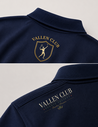 Kit 2 Peças Slim Masculino Vallen Club | Polo Grand Court + Camiseta Algodão Egípcio