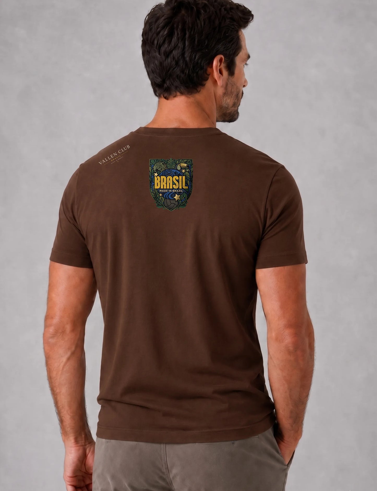 Camiseta Masculina Algodão Egípcio Terra Nobre | Vallen Club