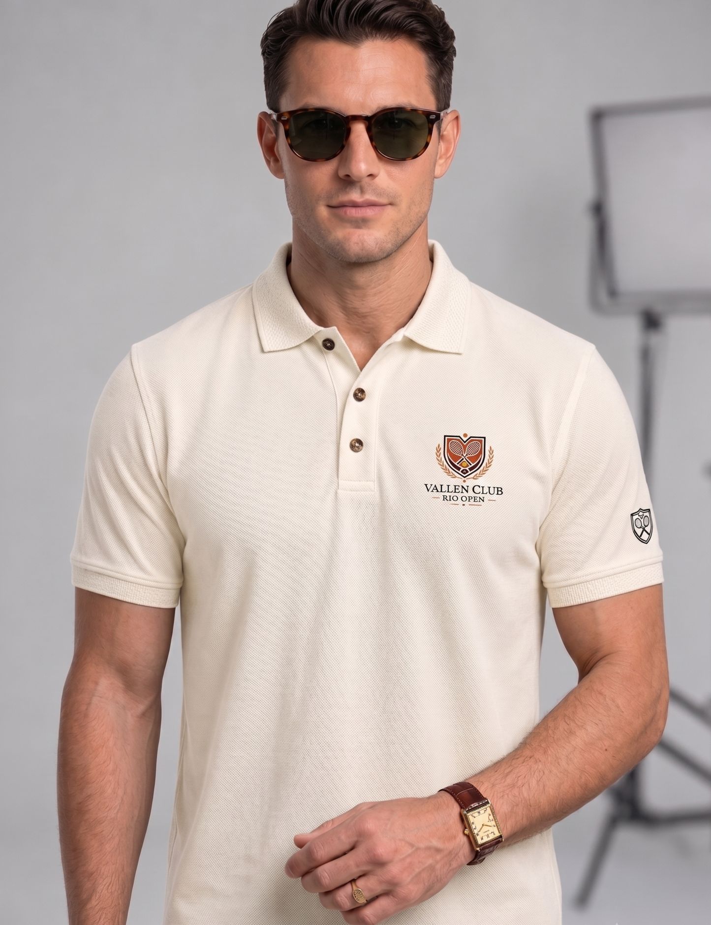 Polo Masculina Piquet Algodão Pima Slim | Vallen Club